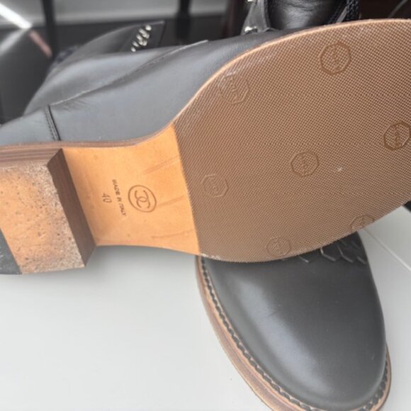 Chanel Sock High CC Combat Boots - Picture 5 of 8